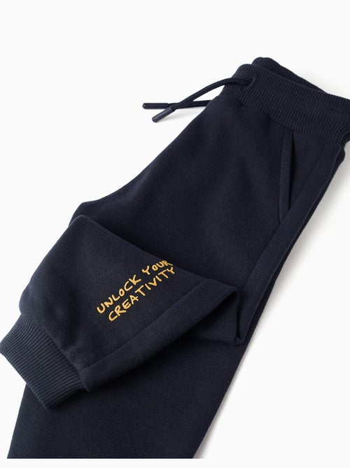 Pantalón de algodón con estampado Creativity - Kiabi