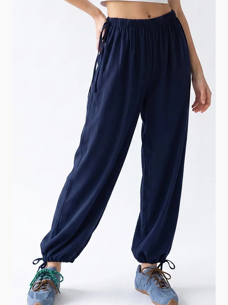 Pantalón de algodón mixray Azul marino - Kiabi