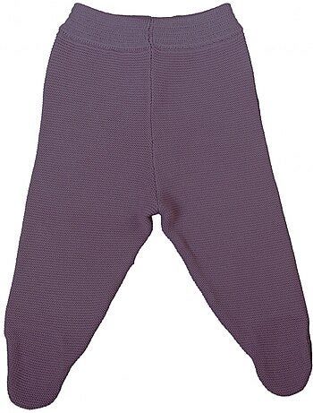 Pantalón de bebé de punto de algodón orgánico