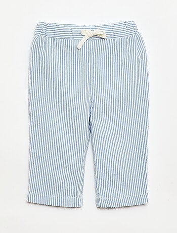 Pantalón de canalé con cintura elástica