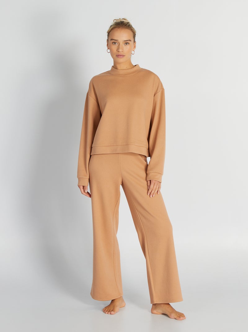 Pantalón de canalé MARRON - Kiabi