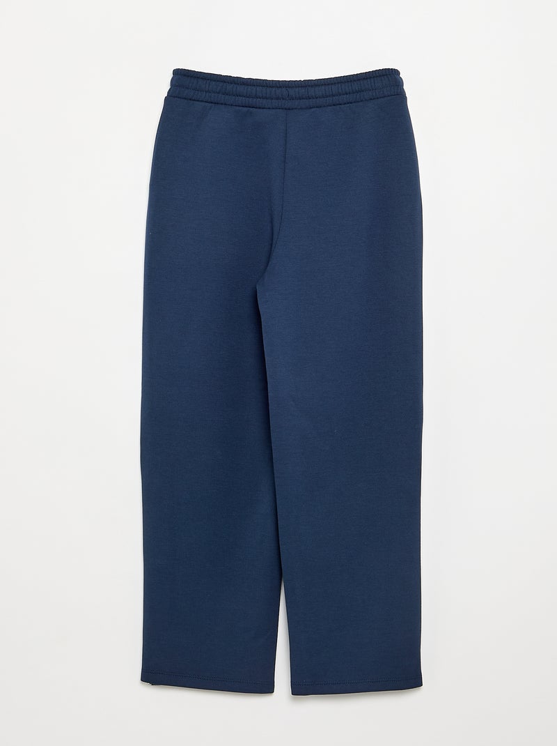 Pantalón de chándal - Colección fácil de poner Azul - Kiabi