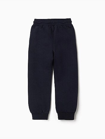 Pantalón de chándal ajustado perchado con estampado