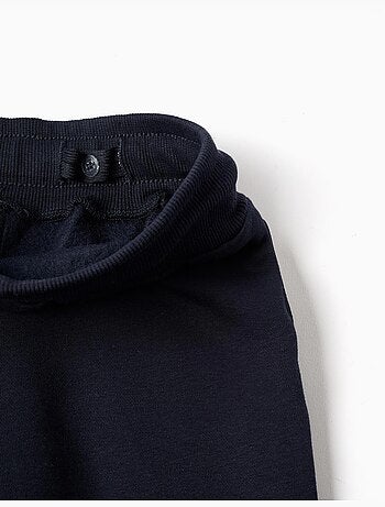 Pantalón de chándal ajustado perchado con estampado