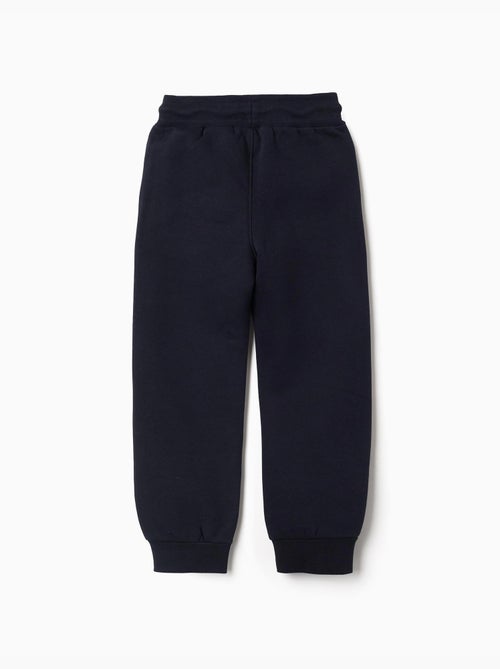 Pantalón de chándal ajustado perchado con estampado - Kiabi Pantalón de chándal ajustado perchado con estampado - Kiabi