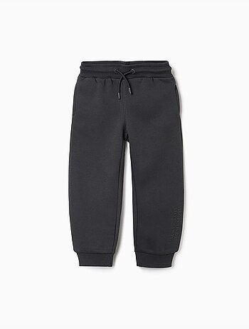 Pantalón de chándal ajustado perchado con estampado