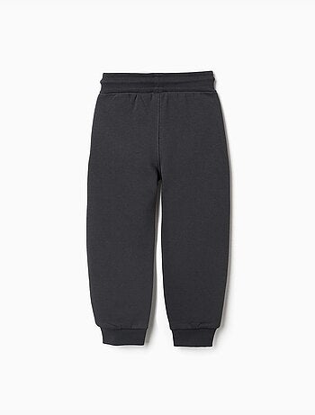 Pantalón de chándal ajustado perchado con estampado