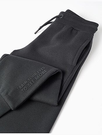 Pantalón de chándal ajustado perchado con estampado