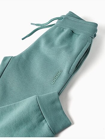 Pantalón de chándal ajustado perchado con estampado