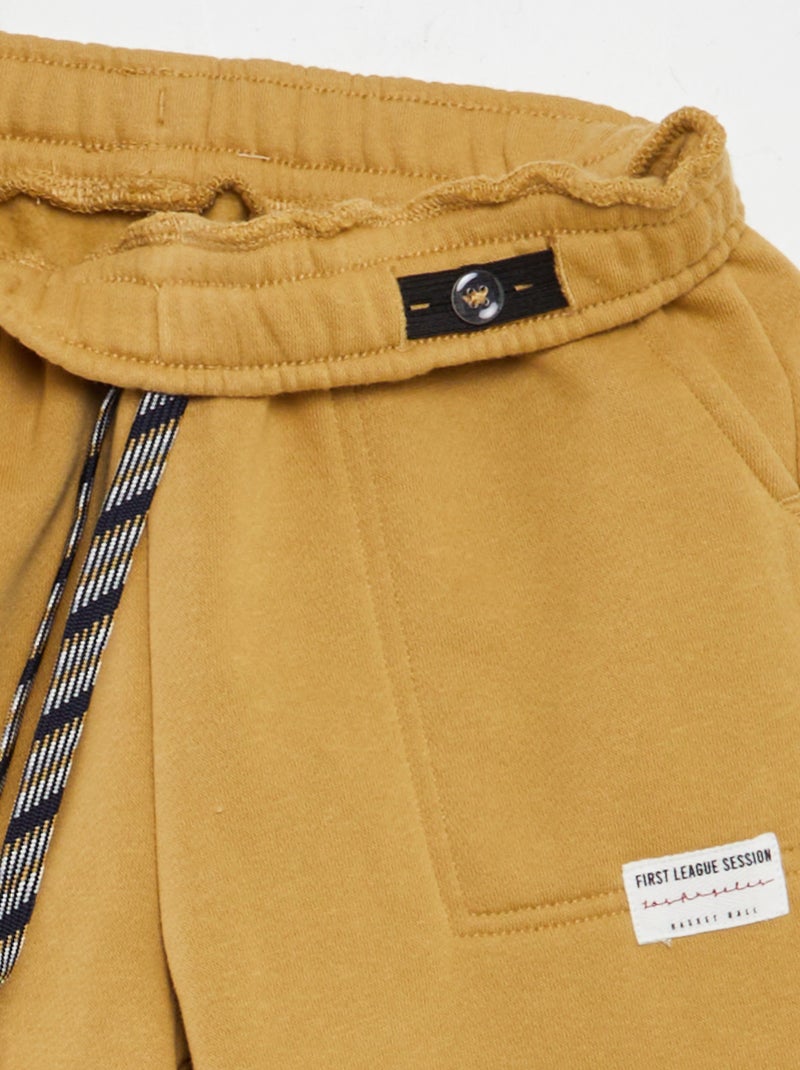 Pantalón de chándal AMARILLO - Kiabi