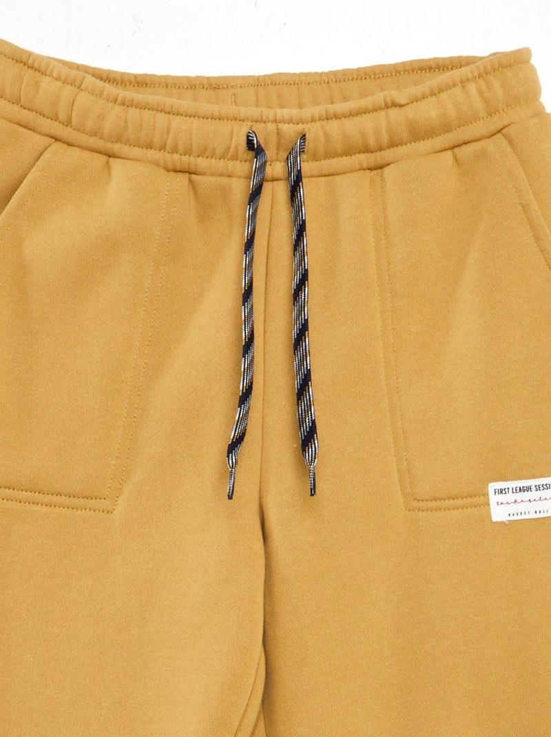Pantalón de chándal AMARILLO - Kiabi