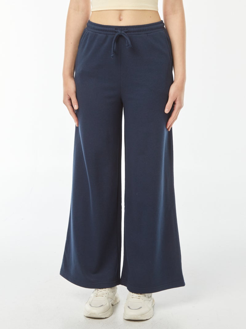 Pantalón de chándal ancho Azul - Kiabi