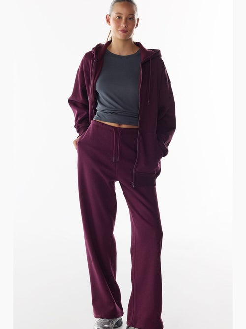 Pantalón de chándal ancho con cintura ajustable penti - Kiabi Pantalón de chándal ancho con cintura ajustable penti - Kiabi