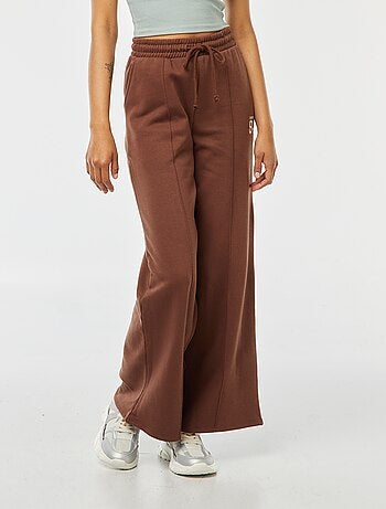 Pantalón de chándal ancho con estampado deportivo