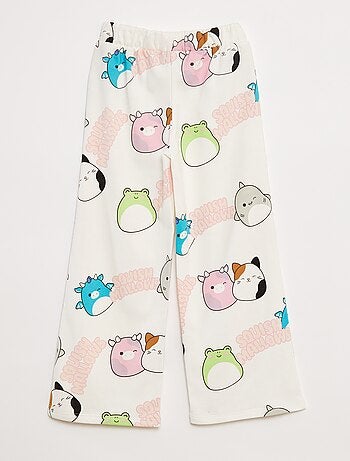Pantalón de chándal ancho con motivo 'squishmallows'
