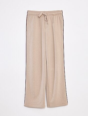 Pantalón de chándal ancho con ribete en contraste