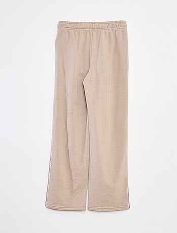 Pantalón de chándal ancho con ribete en contraste