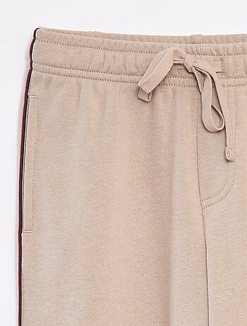 Pantalón de chándal ancho con ribete en contraste