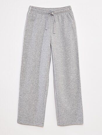 Pantalón de chándal ancho con ribete en contraste