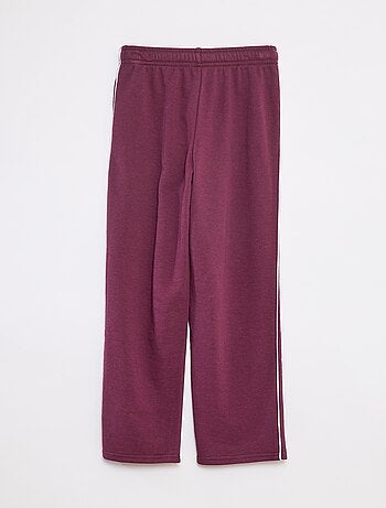 Pantalón de chándal ancho con ribete en contraste
