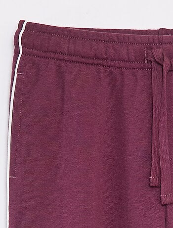 Pantalón de chándal ancho con ribete en contraste