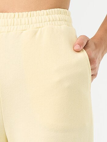 Pantalón de chándal ancho de punto grueso
