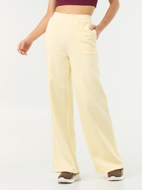 Pantalón de chándal ancho de punto grueso - Kiabi