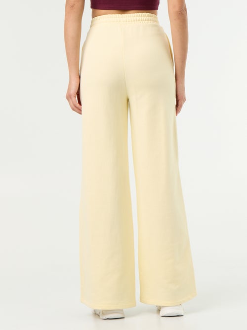 Pantalón de chándal ancho de punto grueso - Kiabi