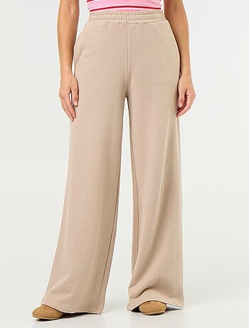 Pantalón de chándal ancho de punto grueso