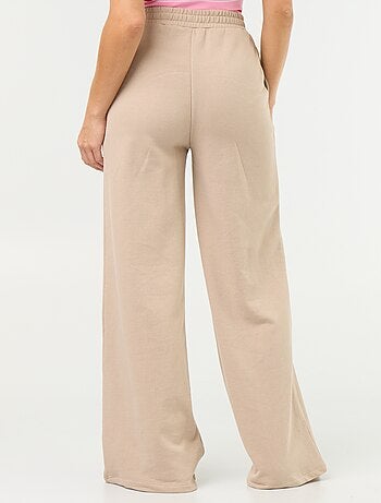 Pantalón de chándal ancho de punto grueso