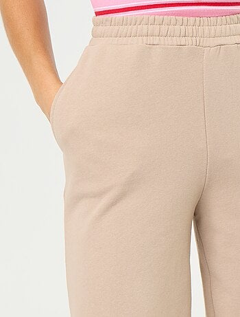 Pantalón de chándal ancho de punto grueso