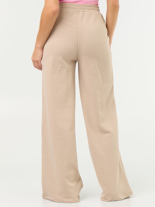 Pantalón de chándal ancho de punto grueso - Kiabi
