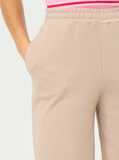 Pantalón de chándal ancho de punto grueso - Kiabi