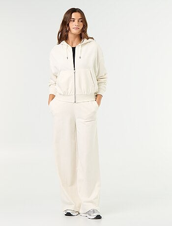 Pantalón de chándal ancho de punto grueso