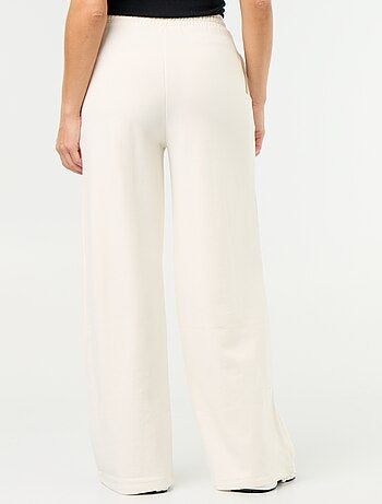 Pantalón de chándal ancho de punto grueso