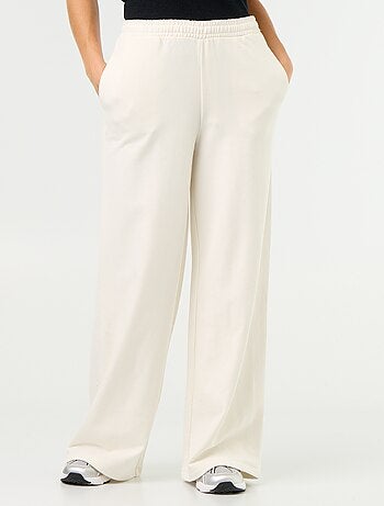 Pantalón de chándal ancho de punto grueso