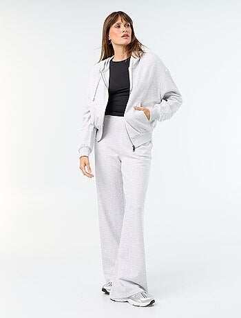 Pantalón de chándal ancho de punto grueso