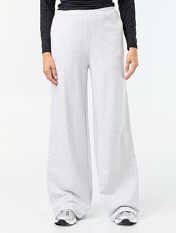 Pantalón de chándal ancho de punto grueso