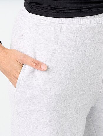Pantalón de chándal ancho de punto grueso