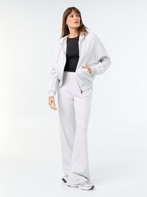 Pantalón de chándal ancho de punto grueso - Kiabi