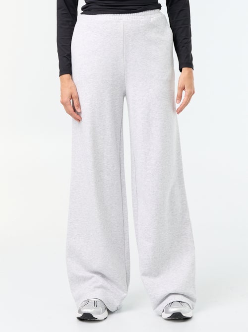 Pantalón de chándal ancho de punto grueso - Kiabi
