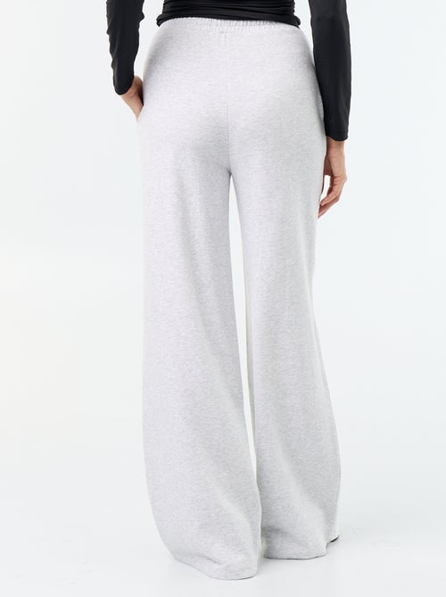 Pantalón de chándal ancho de punto grueso - Kiabi