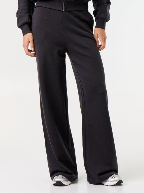Pantalón de chándal ancho de punto grueso - Kiabi