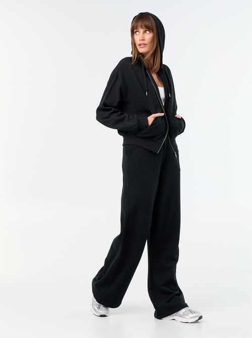 Pantalón de chándal ancho de punto grueso - Kiabi