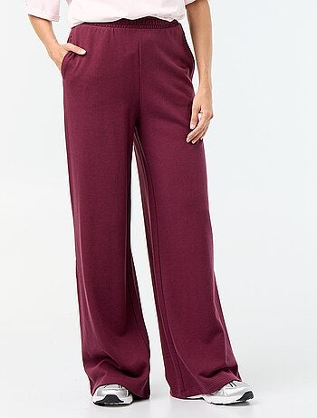 Pantalón de chándal ancho de punto grueso