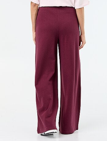 Pantalón de chándal ancho de punto grueso