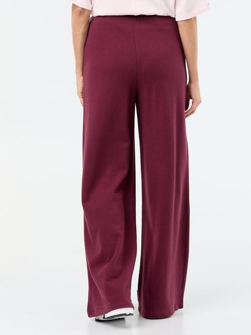 Pantalón de chándal ancho de punto grueso - Kiabi
