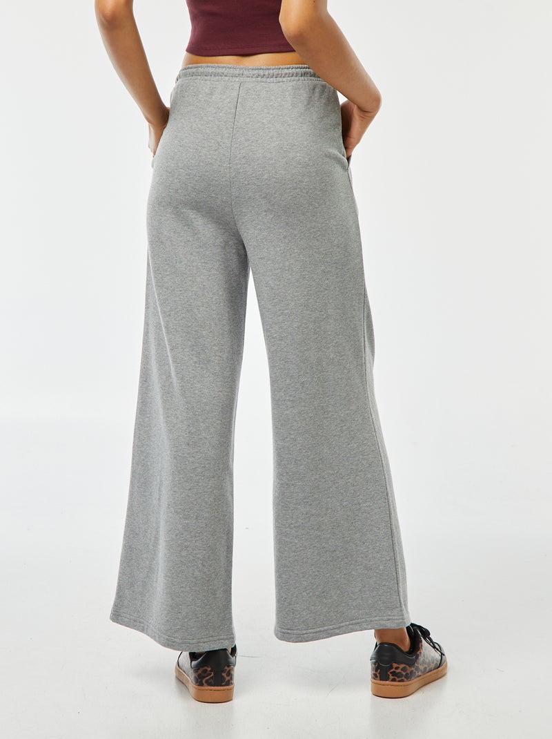 Pantalón de chándal ancho Gris - Kiabi