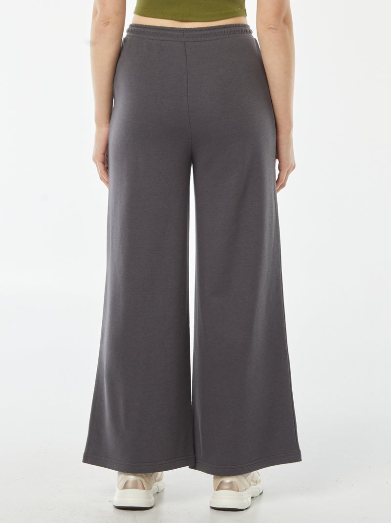 Pantalón de chándal ancho Gris - Kiabi