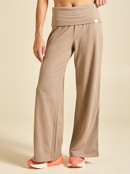 Pantalón de chándal ancho multideporte - (ekstract) - Kiabi Pantalón de chándal ancho multideporte - (ekstract) - Kiabi